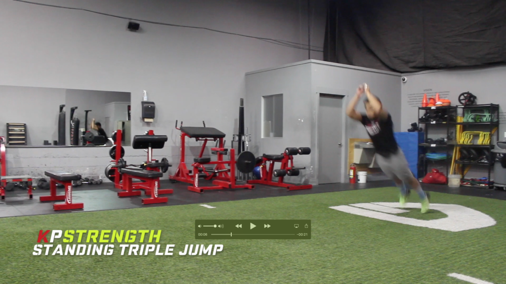 Plyometric Exercise How to Standing Triple Jump For Improving
